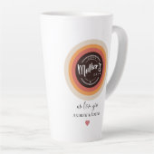 Happy moederdag latte mok (Rechterhoek)