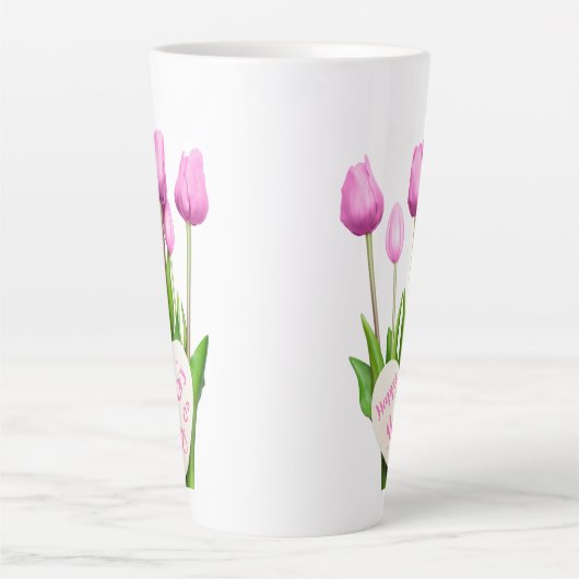 Happy Moederdag Latte Mok (Voorkant)