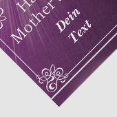 Happy Moederdag, lila hintergrund mit rahmen Ban Tissuepapier (Detail)