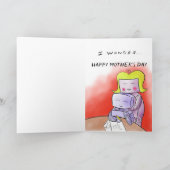 Happy Moederdag | Love Machine Kaart (Binnen)