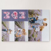 Happy Moederdag Ma Foto Collage & Florals Legpuzzel (Horizontaal)