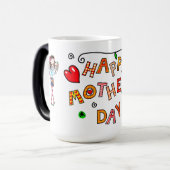 Happy Moederdag Magische Mok (Voorkant links)