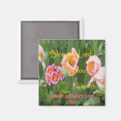 Happy Moederdag Magneet (Voorkant / Achterkant)