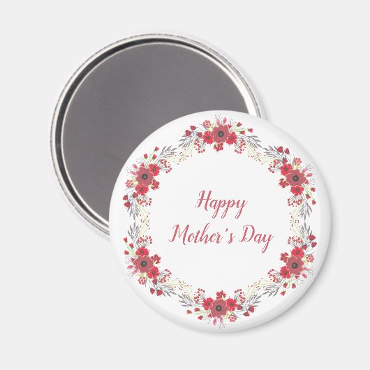 Happy Moederdag Magnet (Voorkant / Achterkant)