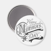 Happy Moederdag Magnet (Voorkant / Achterkant)