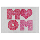 Happy Moederdag mama Alphabet Snijplank (Voorkant)