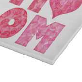 Happy Moederdag mama Alphabet Snijplank (Hoek)