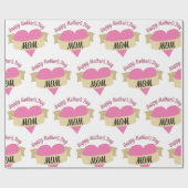 Happy Moederdag mama Cadeaupapier (Vlak)