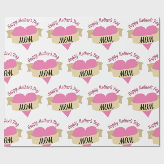 Happy Moederdag mama Cadeaupapier (Vlak)