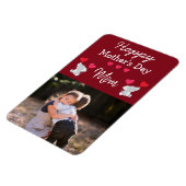 Happy Moederdag mama Elephant Photo Magnet Magneet (Linkerzijde)