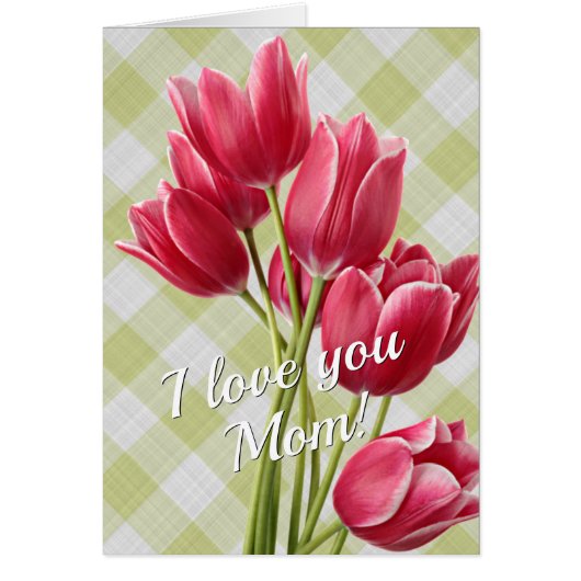 Happy Moederdag mama Ik hou van je (Voorkant)
