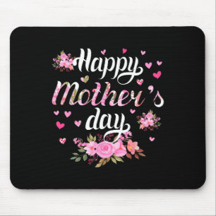 Happy Moederdag Mama Vrouwen Schattige Oma Floral Muismat