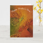 Happy Moederdag Marigold Flower Kaart (Gele Bloem)