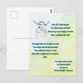 Happy Moederdag met een origineel gedicht Briefkaart (Voorkant / Achterkant)