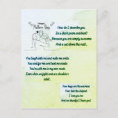 Happy Moederdag met een origineel gedicht Briefkaart (Voorkant)