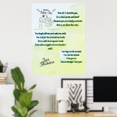 Happy Moederdag met een origineel gedicht Poster (Thuiskantoor)