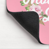 Happy Moederdag met roze rozen | Mousepad Muismat (Hoek)