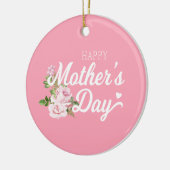 Happy Moederdag met roze rozen | ORNAMENT (Links)