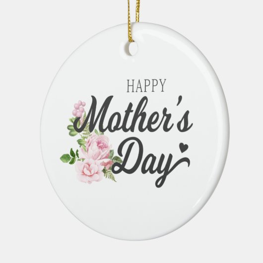 Happy Moederdag met roze rozen | ORNAMENT (Links)