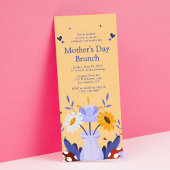 Happy Moederdag Modern Flowers Floral Botanical Kaart