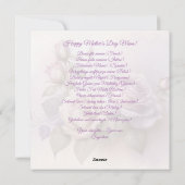 Happy Moederdag modern Holiday Kaart (Achterkant)