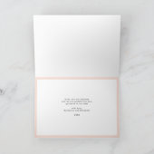 Happy Moederdag Modern minimalistische aangepaste Kaart (Binnen)