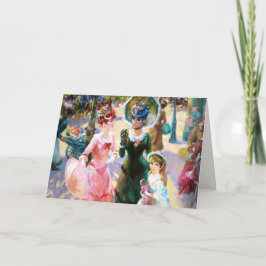 Happy Moederdag  moeder en aughters Kaart