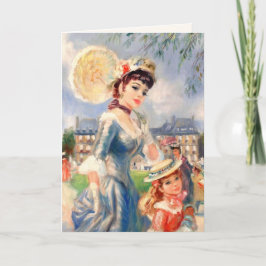 Happy Moederdag moeder en dochter Kaart