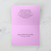 Happy Moederdag Moeder Phalaenopsis Orchid Card Kaart (Binnen)