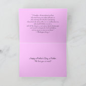 Happy Moederdag Moeder Phalaenopsis Orchid Card Kaart (Binnen)