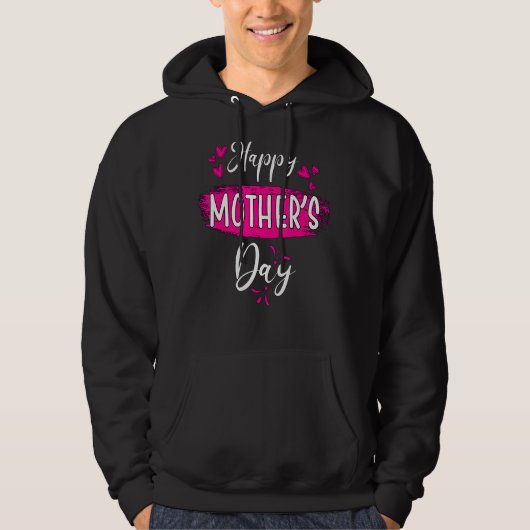 Happy Moederdag Moederdag Moederdag Hoodie (Voorkant)