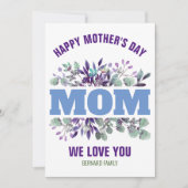 HAPPY MOEDERDAG MOM GEPERSONALISEERD GIFT KAART (Voorkant)