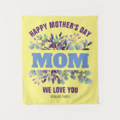 HAPPY MOEDERDAG MOM GEPERSONALISEERD GIFT WANDKLEED (Voorkant)