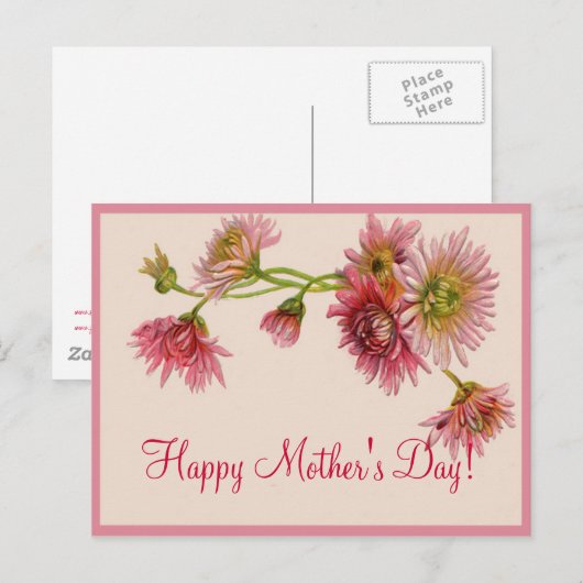 HAPPY MOEDERDAG MUMS beroemd gemaakt door SHARON S Briefkaart (Voorkant / Achterkant)