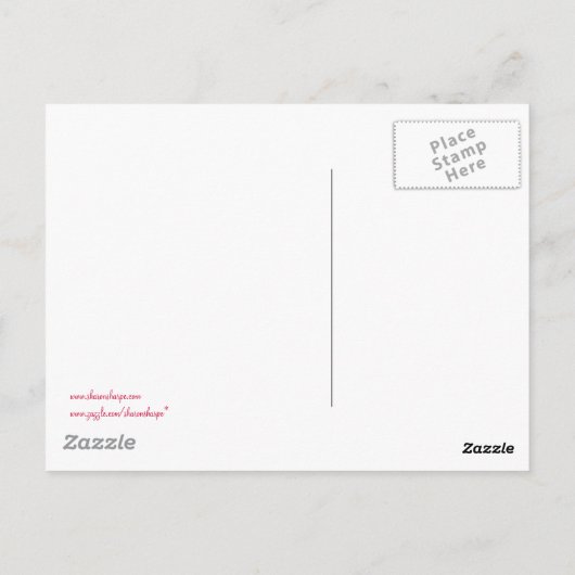 HAPPY MOEDERDAG MUMS beroemd gemaakt door SHARON S Briefkaart (Achterkant)