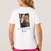 Happy Moederdag, nana, oma, simpele foto T-shirt (Achterkant)