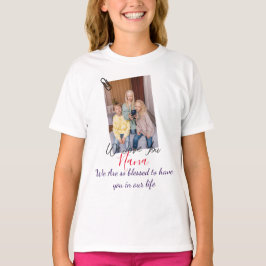 Happy Moederdag, nana, oma, simpele foto T-shirt