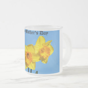 Happy Moederdag narcissen bloemen Mok