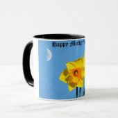Happy Moederdag narcissen bloemen Mok (Voorkant links)