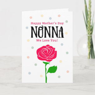 Happy Moederdag, Nonna, je bedoelt alles Kaart
