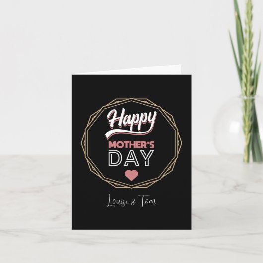 Happy moederdag notitiekaartje (Voorkant)