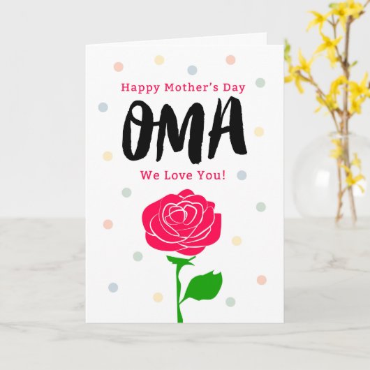 Happy Moederdag, Oma, je bedoelt alles Kaart (Gele Bloem)