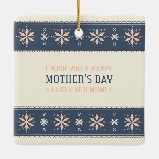  Happy Moederdag | ORNAMENT (Achterkant)