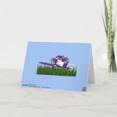 Happy Moederdag Pansies Wenskaart Kaart (Achterkant)