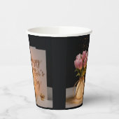 Happy Moederdag Papieren Bekers (Links)