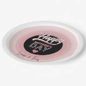 Happy moederdag papieren bordje (Gekanteld)