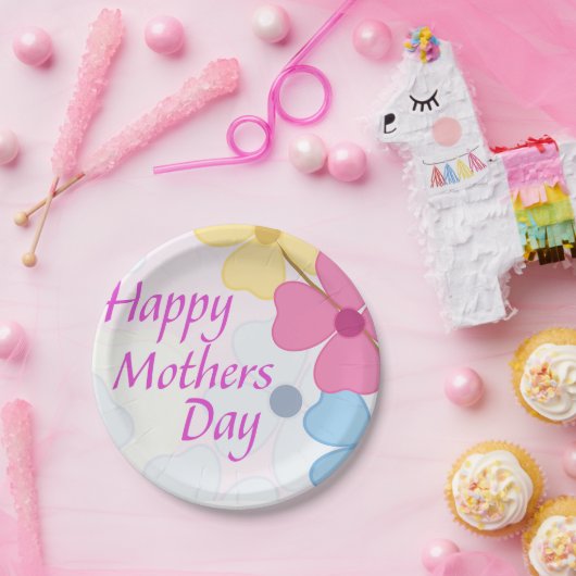 Happy Moederdag Papieren Bordje (Feest)