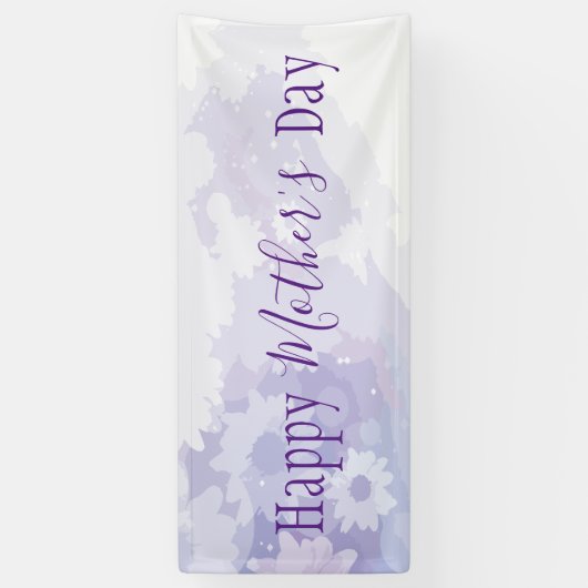 Happy Moederdag Party-banner Spandoek (Verticaal)