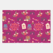 Happy Moederdag Pattern Inpakpapier Vel (Voorkant 3)