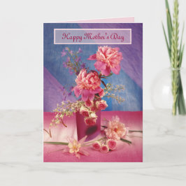 Happy Moederdag Peonies Kaart